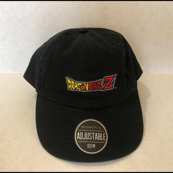 Dragon Ball Z DBZ Black Adjustable Hat - Picture 1 of 5